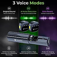UltraProlink UM1214 - Sonic Pro Dual Microphone with Charging Case