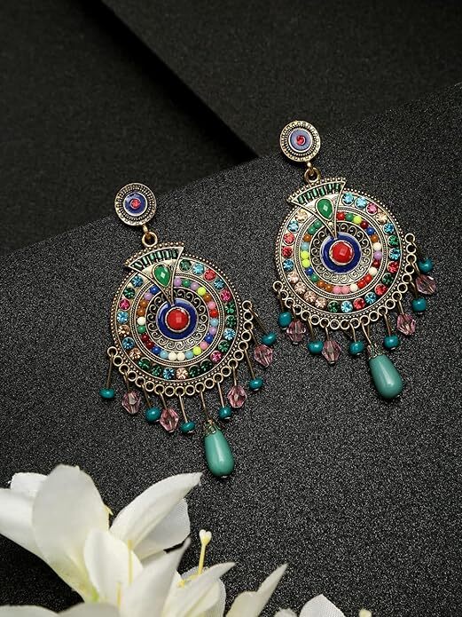 Bohemian Multi-Color Earrings