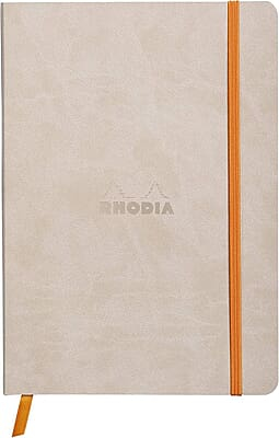 Rhodia Rhodiarama Softcover Notebook A5  Beige DOT GRID