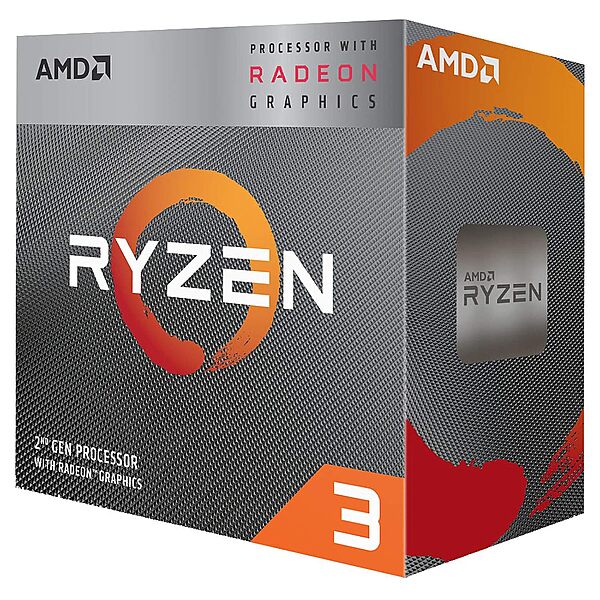 AMD Ryzen 3 3200G Processor – 4 Core | Radeon Vega 8 Graphics | AM4