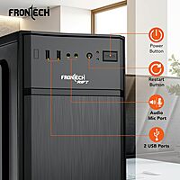 Frontech FT-4372 Sleek Mid-Tower Gaming Cabinet