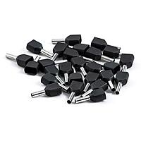 1.5 sq.mm Twin Insulated Ferrule (BLACK) Pack of 10