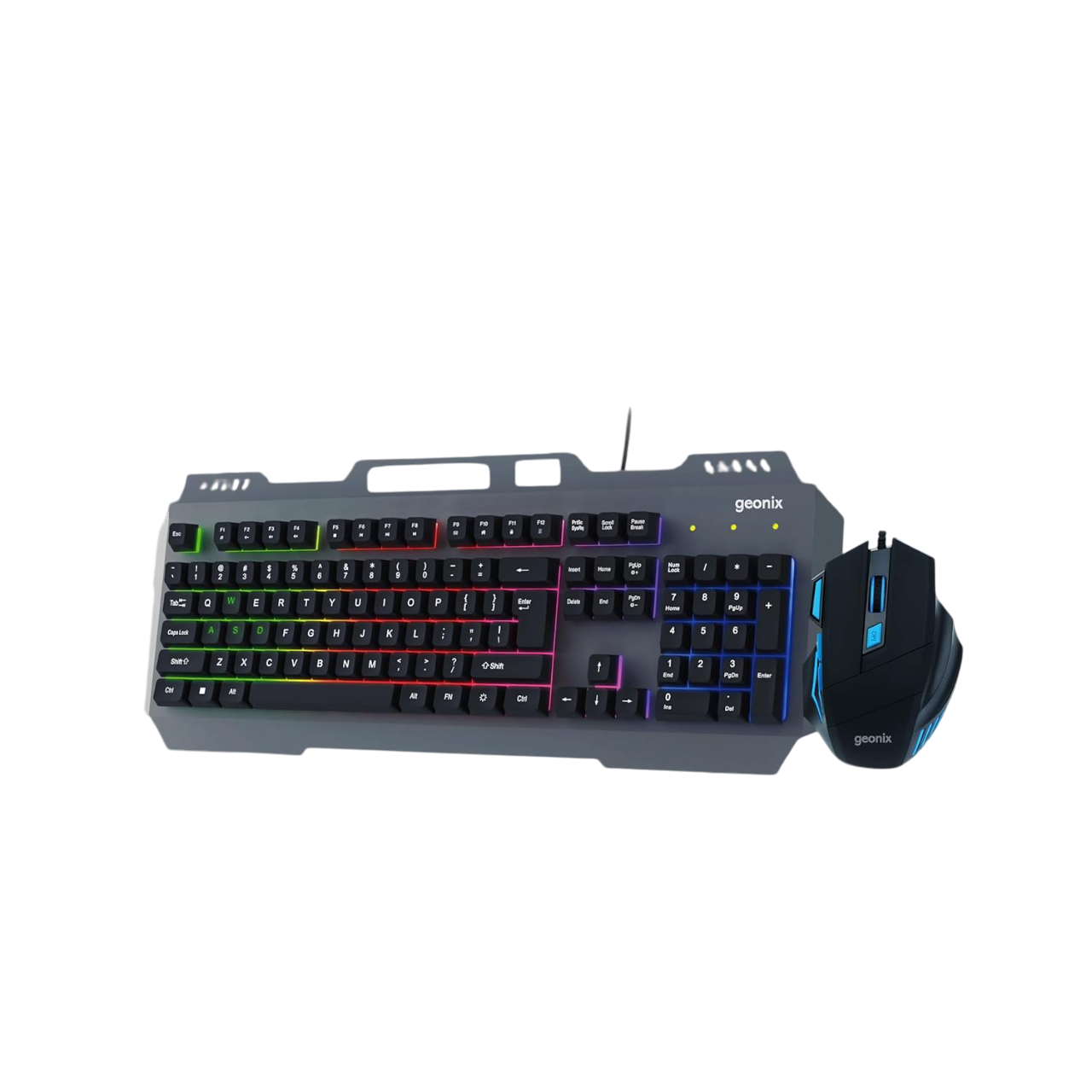 Geonix Cruiser CX1 Gaming Keyboard and Mouse Combo, Black-GXCPK-06