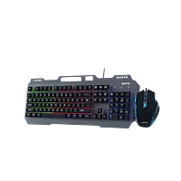 Geonix Cruiser CX1 Gaming Keyboard and Mouse Combo, Black-GXCPK-06