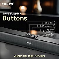 Frontech – SW-0191P RGB Speaker System, Rich Bass & Clear Sound | Perfect for Gaming, Music, Movies & Home Entertainment