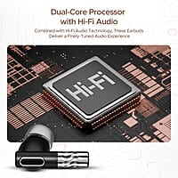 boAt Nirvana Zenith Truly Wireless in Ear Ear Buds w/Dolby Audio, 50dB ANC, Adaptive EQ Powered by Mimi, 6-Mic AI-ENx™, 50 Hrs. Playback & Hearables App Support