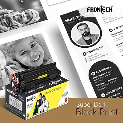 FRONTECH CC388A Compatible Toner – High-Quality Printing, Reliable Performance, Ideal for HP Printers, Boosts Office Productivity, 1 Year Warranty