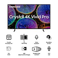 Samsung 108 cm (43 inches) D Series Crystal 4K Vivid Pro Ultra HD Smart LED TV UA43DUE77AKLXL