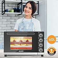 AGARO ROYAL 60 Litres Oven Toaster Griller (OTG), Motorised Rotisserie, Convection, 3 Heating Modes, 3 Function Options, 2000W