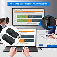 uPort HDMI Extender – 120M Long Range, supports 1080p resolution, ideal for long-distance connections, plug-and-play setup, perfect for home theater or professional AV installations.