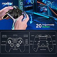 Frontech GP-0002 – Wired USB gaming pad with dual analog sticks, vibration feedback, and ergonomic grip for immersive gameplay