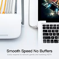 Uport CAT6 Patch Cord 20M – Steel Connector, high-speed Ethernet cable for reliable data transmission. Ideal for networking, gaming, and streaming. Durable design ensures long-lasting performance.