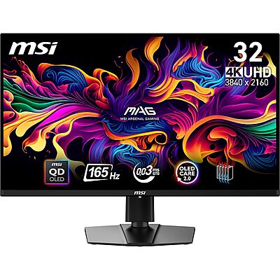MSI 31.5", QD-OLED ,165Hz Gaming Monitor, MAG 321UP