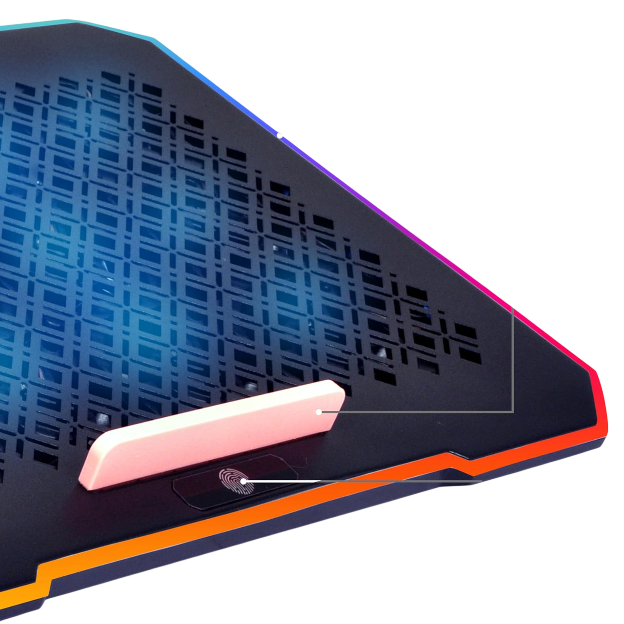 Geonix Ergo 3 Gaming Laptop Cooling Stand, 12 Quiet Fans, for 15.6-18 Inch Laptops, Black, GXCLP-012F Geonix Ergo 3 Gaming Laptop Cooling Stand, 12 Quiet Fans, for 15.6-18 Inch Laptops, Black, GXCLP-012F