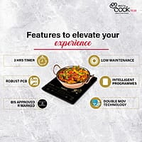 Havells Induction Glass Ceramic Cooktop Tc20 With 9 Cooking Modes Bis Approved 2000 Watt