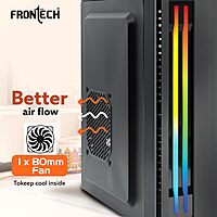 Frontech JASPER FT-4334 Mid-Tower Gaming Case RGB