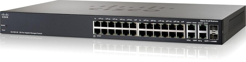 Cisco SG300-28 28-Port Gigabit Managed Switch (Refurb)