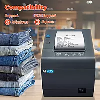 Atpos AT-302 80mm 3 Inch Thermal Receipt Printer | Auto Cutter | USB+LAN
