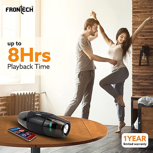 Frontech SW-0188 delivers immersive sound with deep bass and clear highs—ideal 2.1 speaker system for music, movies, and gaming.