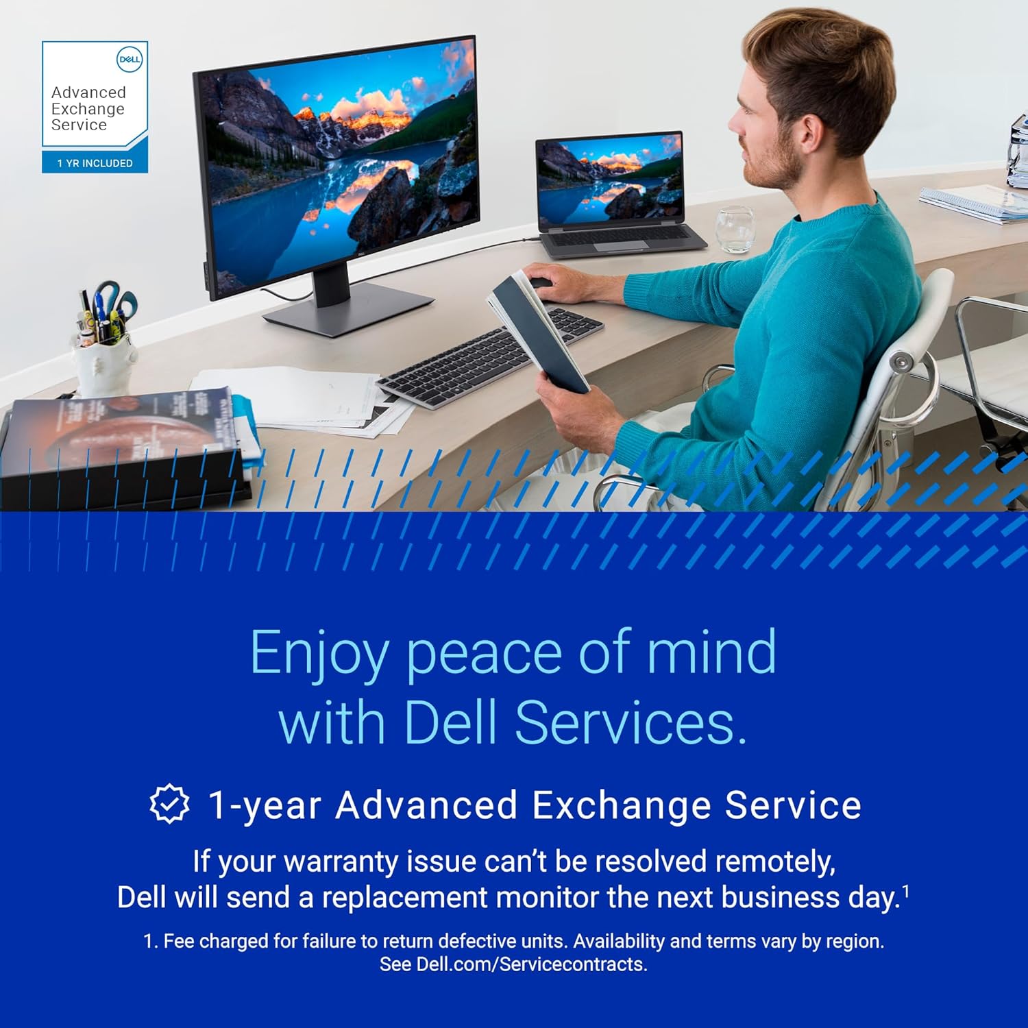 Dell 27" 4K UHD 60Hz Monitor, 8ms GTG, Dual 3W Speakers,S2722QC