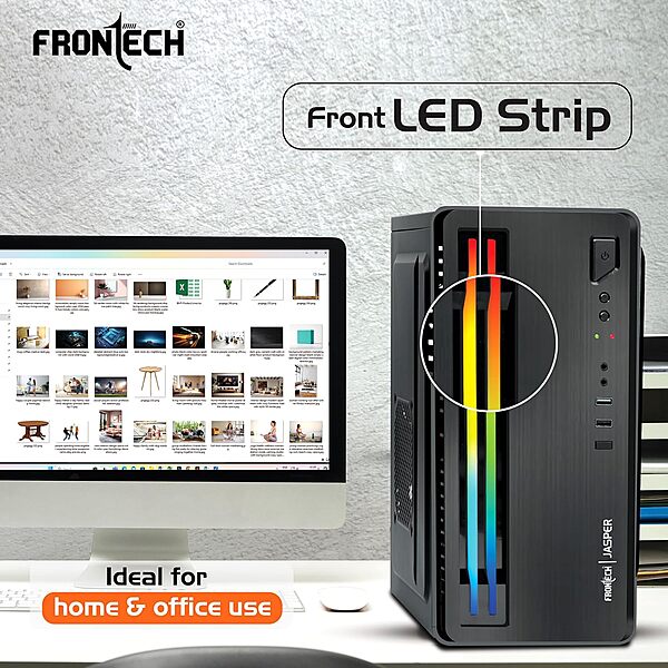 Frontech JASPER FT-4334 Mid-Tower Gaming Case RGB