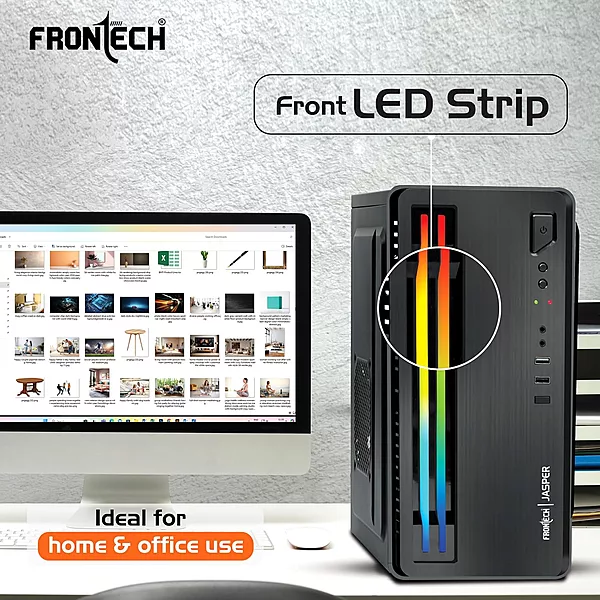 Frontech JASPER FT-4334 Mid-Tower Gaming Case RGB