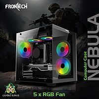 Frontech FT-4382 Mid-Tower Case USB 3.0 & Bottom PSU