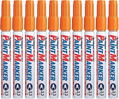 Artline 400XF Paint Markers – Waterproof Markers (Orange)