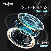Frontech EF-0081BLK earphones offer clear sound, deep bass, and a comfortable fit—perfect for music, calls, and everyday use.