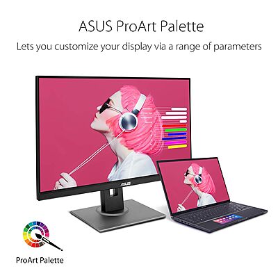ASUS ProArt Display 27" WQHD Monitor, IPS, Calman Verified, Eye Care, Anti-Glare, PA278QV