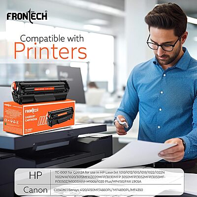 FRONTECH Q2612A Toner Cartridge – HP LaserJet Compatible
