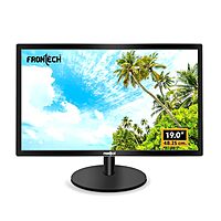 Frontech MON-0001 – 19" flat screen monitor featuring bright visuals, slim profile, and reliable performance for basic computing needs.