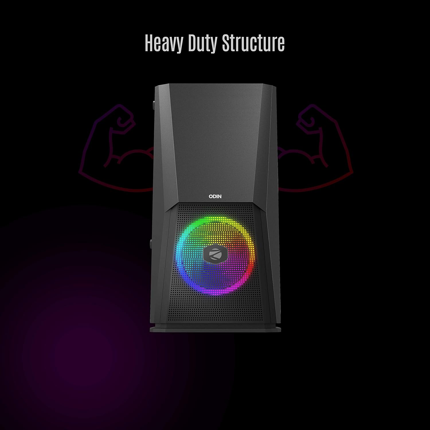 Odin RGB Case by Zebronics – Efficient Airflow & Style