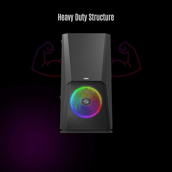Odin RGB Case by Zebronics – Efficient Airflow & Style