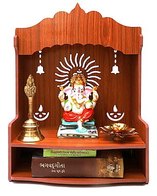 Sehrawat Brothers Wooden Pooja Mandir for Home & Office SB018 Sehrawat Brothers Wooden Pooja Mandir for Home & Office SB018