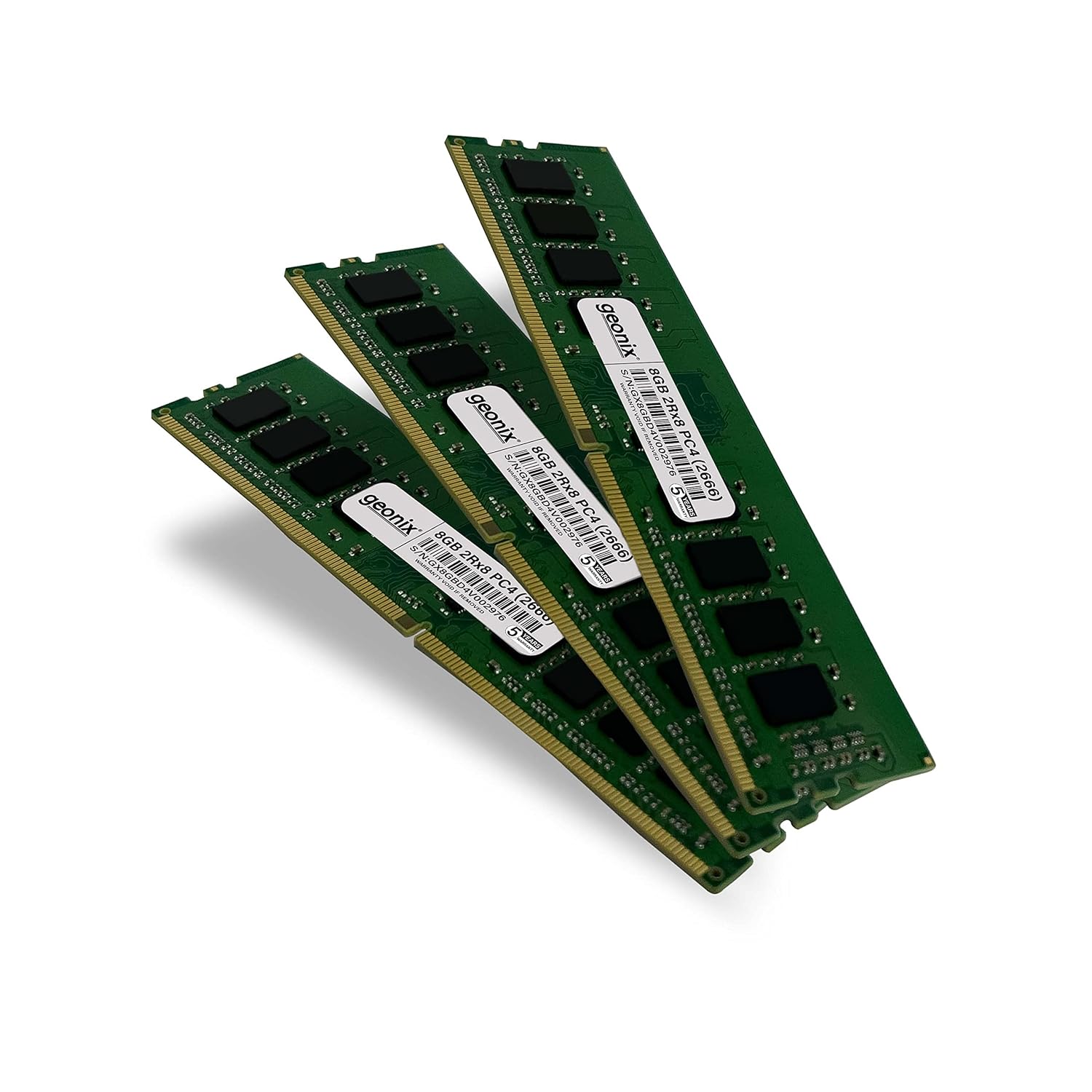 Geonix 8GB DDR4 2666 MHz RAM, (8x2) IC, 288 Pin, 5 Years Warranty, GX-8GBD4-16IC Geonix 8GB DDR4 2666 MHz RAM, (8x2) IC, 288 Pin, 5 Years Warranty, GX-8GBD4-16IC