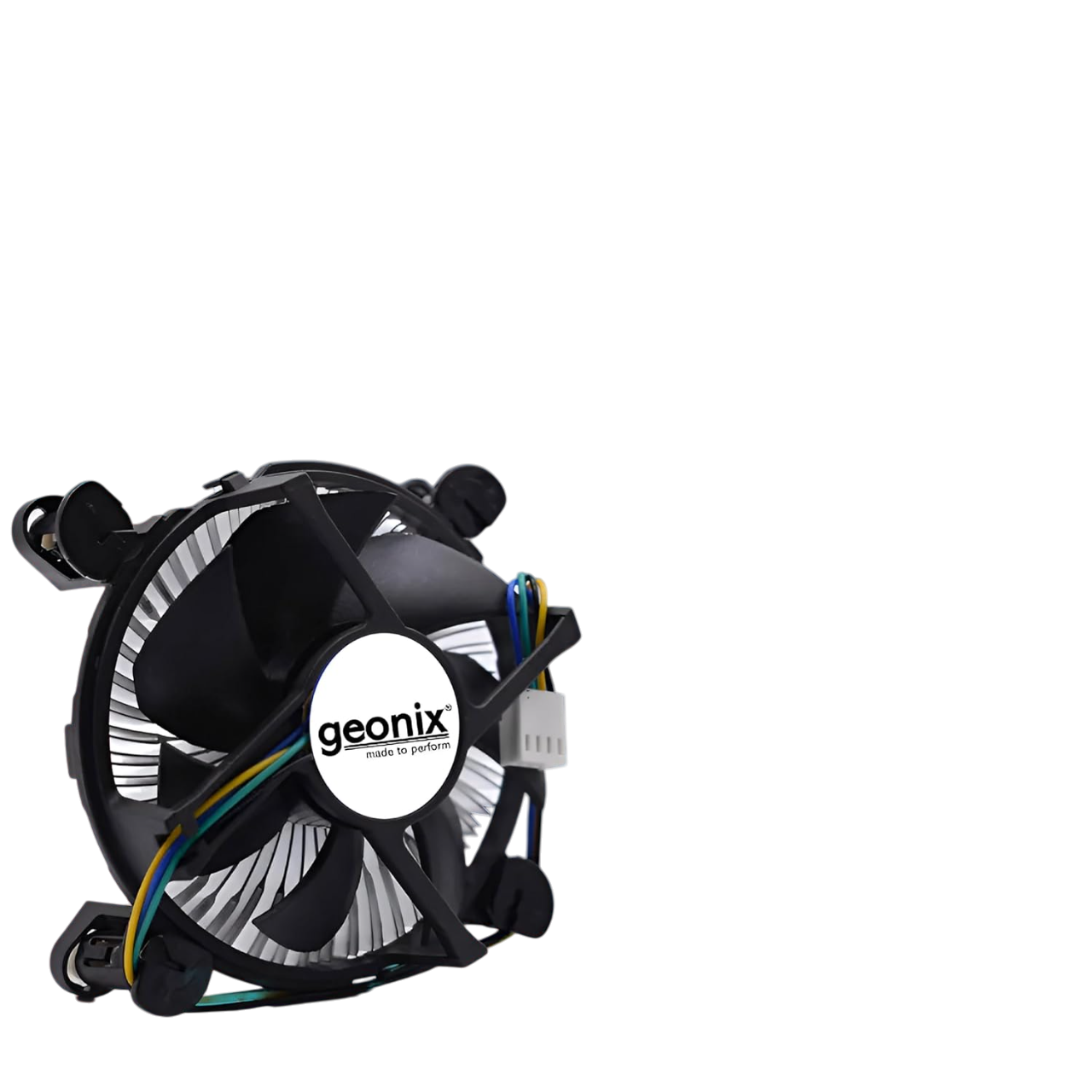 Geonix CPU Fan, Low Power Consumption, Optimal Cooling, Black-LGA 1200