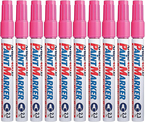 Artline 400XF Pink Paint Marker (Pack of 10) Artline 400XF Pink Paint Marker (Pack of 10)