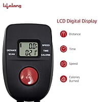 Lifelong LLFCN18 Steel Exercise Air Bike with Moving Handles & Back Support