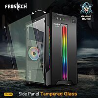 Frontech INFERNO FT-4346 Mid-Tower Gaming Case RGB