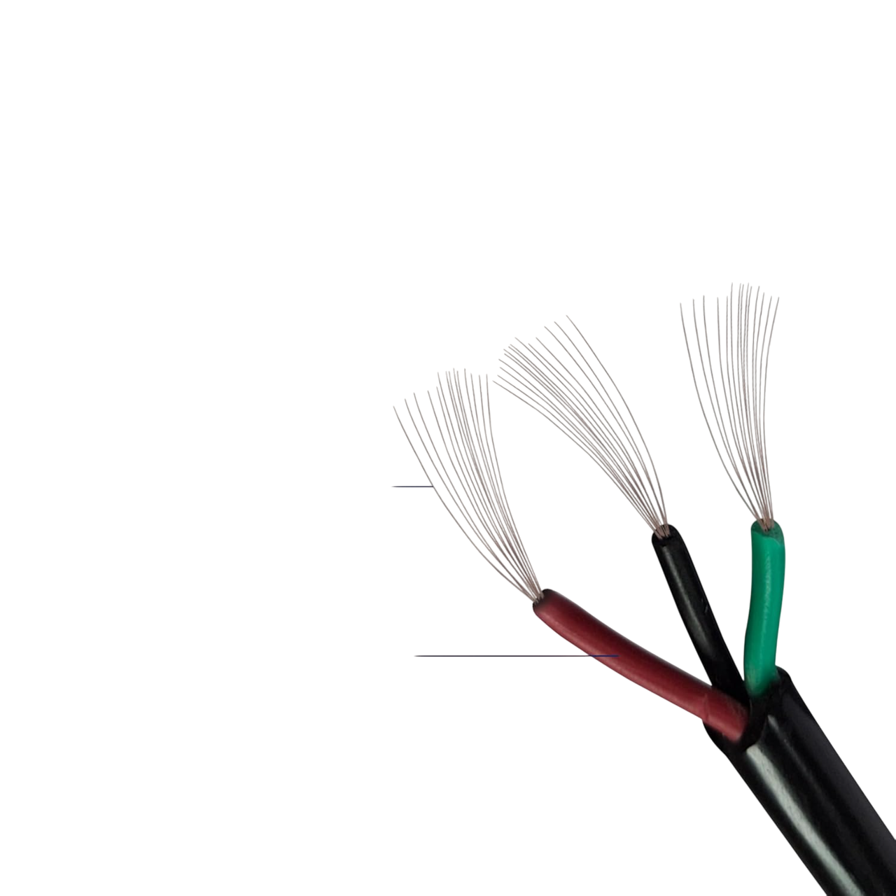 Geonix 1.5 Meter Laptop Power Cable, Black- GXLPC1.5