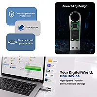 EVM 64GB Envault USB 2.0 Pendrive - EVM-PDV/64GB