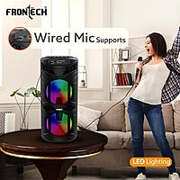 Frontech SW-0068 speaker system delivers powerful bass and crystal-clear sound—ideal for music, movies, and immersive gaming.
