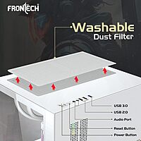 Frontech NEBULA FT-4290 Mid-Tower Gaming Case RGB