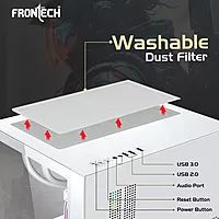Frontech NEBULA FT-4290 Mid-Tower Gaming Case RGB