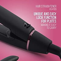 Havells HS4109 Floating Ceramic Plates Hair Straightener; with Advance PTC Heating Element