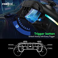 Frontech GP-0001 – Wired USB gaming pad with dual analog sticks, responsive buttons, and ergonomic design for smooth gameplay.