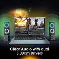 Zebronics Zeb-Wonderbar 10 – 2.0 RGB USB Speaker with Rich Sound, Stunning RGB Lights & Stylish Design