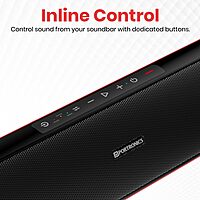 Portronics Pure Sound Pro X 80W Soundbar – Bluetooth 5.3, Customizable EQ | Rich Sound for Movies, Music & Gaming | Perfect for Home Entertainment