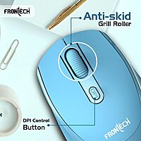 Frontech MS-0040 wired mouse offers precise tracking, ergonomic design, and smooth performance—perfect for everyday computing.